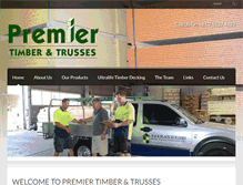 Tablet Screenshot of premiertimber.com.au