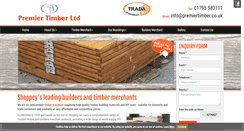 Desktop Screenshot of premiertimber.co.uk